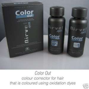 COLOR OUT   Hair colour corrector for oxidation dyes  
