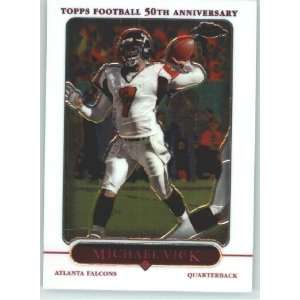  Michael Vick   Atlanta Falcons   2005 Topps Chrome Card 