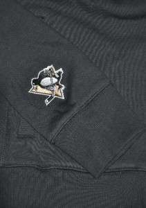 New Womens PITTSBURGH PENGUINS hoodie Jacket fur NHL Black New Size 
