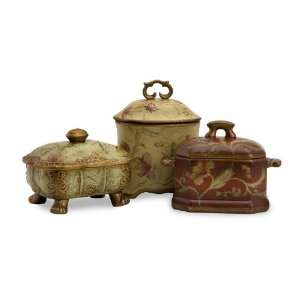   Crandle Lidded Treasure Boxes   Set of 3 Arts, Crafts & Sewing