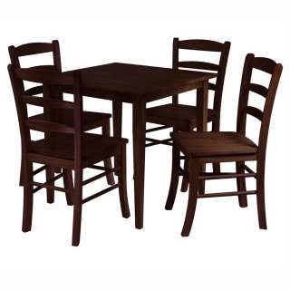 Shaker Style Groveland Square Dining Room Table And 4 Chair SET Solid 