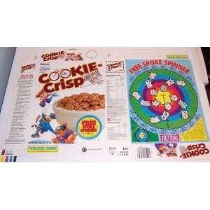  1991 Ralston Cookie Crisp Cereal Box unused factory Flat 