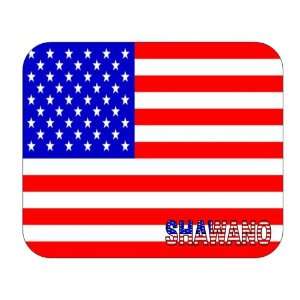  US Flag   Shawano, Wisconsin (WI) Mouse Pad Everything 
