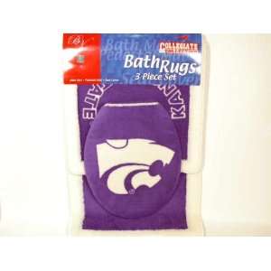  Kansas State Wildcats 3 pc Bath Set