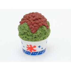  Shave Ice Brown & Green Japanese Erasers. 2 Pack Toys 