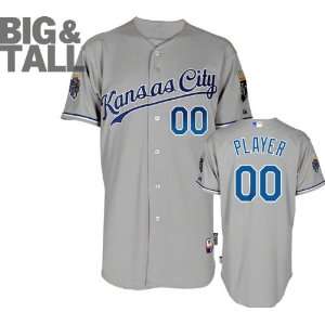  City Royals Jersey Big & Tall Any Player Road Grey Authentic Cool 