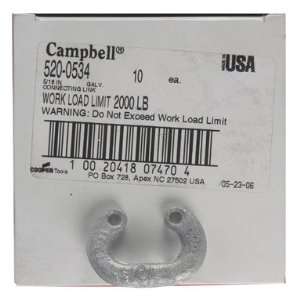 Cooper Industries 5200534 Campbell 5/16 Connecting Link (10 Pack)