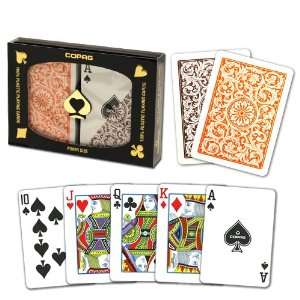  Copag Poker Size Regular Index 1546 Playing Cards (Orange 