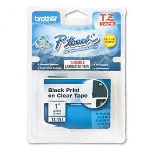   Tape Cartridge, TPE, 1, Blk on Clr (Pack of 1)