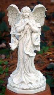 New Resin Thank Heaven Angel Garden Statue Dover White  