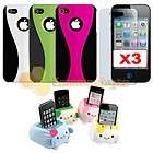 7in1 Deluxe 3 Piece Hard Case Cover Screen Guard Phone 