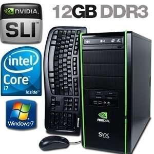  Systemax X58 Core i7 SLI Extreme Gamer PC Electronics