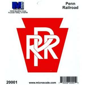  Microscale 4 Vinyl Sticker, PRR Toys & Games