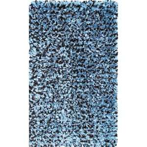  The Rug Market Kids Shaggy Raggy Blue and Brown 02260 Blue 