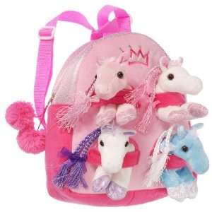 Gift Corral Plush Pink Backpack Horse