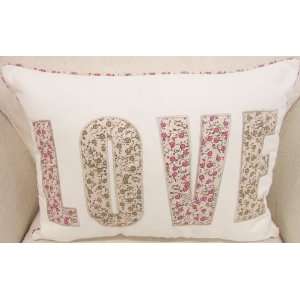  SHABBY LOVE CHIC PINK CREAM 100% COTTON CUSHION COVER 