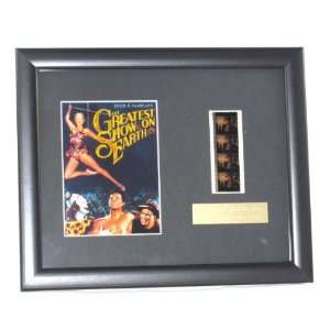 Greatest Show on Earth Framed Movie Film Cells Plaque   11.25 x 9.25 