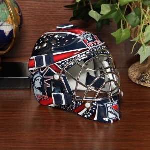 New York Rangers Mini Goalie Mask (Quantity of 1) Sports 