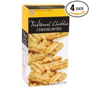 Too Good Gourmet Traditional Cheddar Cheese Bites, 5.5 Ounce (Pack of 