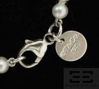 Tiffany & Co Sterling Silver & 4.5 5mm Freshwater Pearl Bracelet 