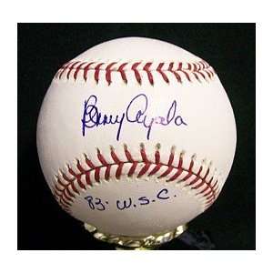   Ayala Autographed Baseball   83 WSC   Autographed Baseballs Sports