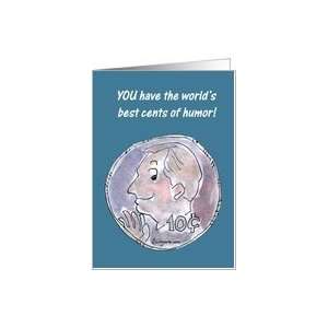  Fathers Day Cents of Humor Card Card Health & Personal 