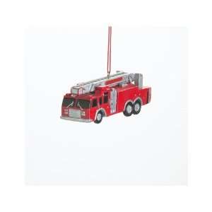  Red Firetruck Fire Engine Ornament Midwest