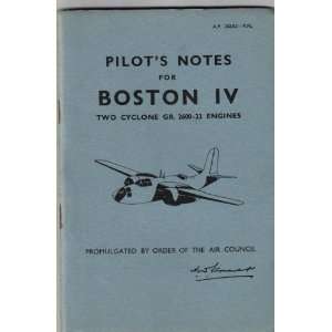   Douglas A 20 Boston Aircraft Pilot Manual Mc Donnell Douglas Books