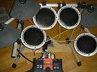   drum kit pro yamaha dtxplorer control module drums w/ cables 8peice