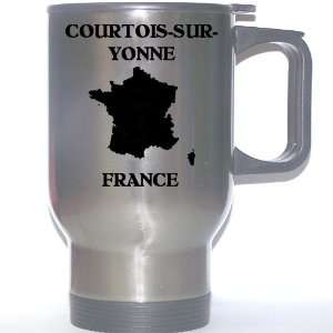  France   COURTOIS SUR YONNE Stainless Steel Mug 
