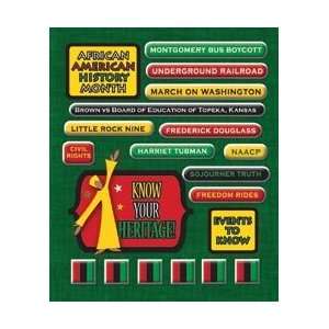  K&Company Sticker Medley African American; 6 Items/Order 