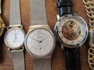   & Newer Lot of Designer Wrist Watches Wear Repair 12 piece  