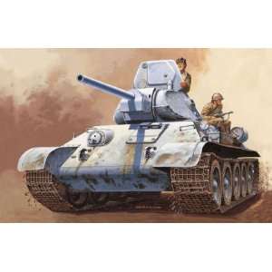  ITALERI   1/72 T34/76 Russian Tank (Plastic Models) Toys & Games
