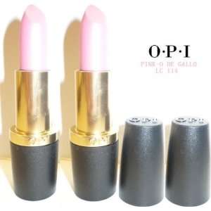 OPI Lipcolour #LC 114 PINK O DE GALLO (Qty, Of 2 LipSticks 