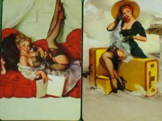ELVGREN PINUP PLAYING CARDS BLACK STOCKINGS BEAUTIES A+  
