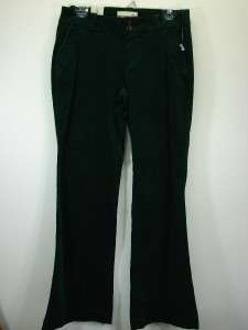 NWT OLD NAVY Green Midrise Corduroy Pants Trousers with stretch Womens 