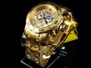 Blue Second Hand , Gold Dial w/ 18k Gold Stainless Steel 