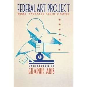  Art Project Exhibition of Graphic Arts   16x24 Giclee Fine Art 