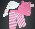 NWT GYMBOREE By the Seashore SET HAT SOCKS Girls 3 6 mo