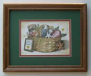 Seashells Bath Pictures Longaberger Framed Bath Country Pictures 