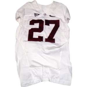 Justin Woodall #27 Alabama 2008 09 Game Used White Jersey (Size 