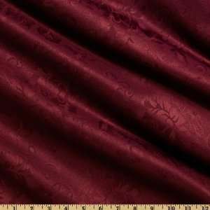  58 Wide Rayon Blend Crinkle Jacquard Plum Fabric By The 