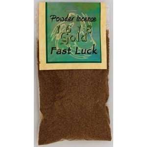  Fast Luck Powder Incense 1618 gold