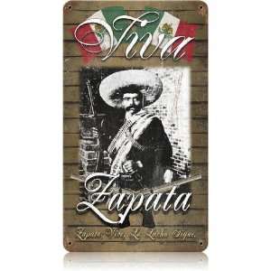  Zapata Vintaged Metal Sign