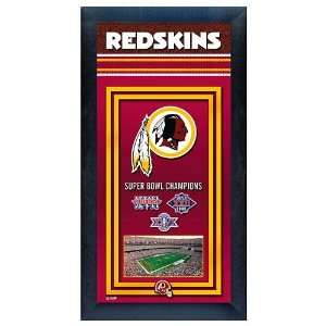  Washington Redskins Super Bowl Champions Framed Wall Art 