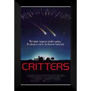  Critters 27x40 FRAMED Movie Poster   Style B   1985