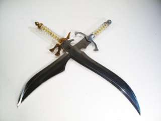 PAIR MYTHICAL SWORD KNIFE BLADE DAGGER COYOTE CUTLERY  