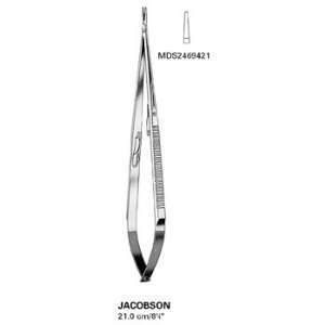 Micro Needle Holders W/ T.C., Jacobson   Straight, Smooth, 8 1/4, 21 