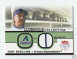 2002 Fleer Platinum Clubhouse Collection Curt Schilling  