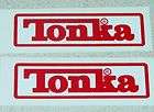Tonka Recent Rectangle Logo Decals TK 074
